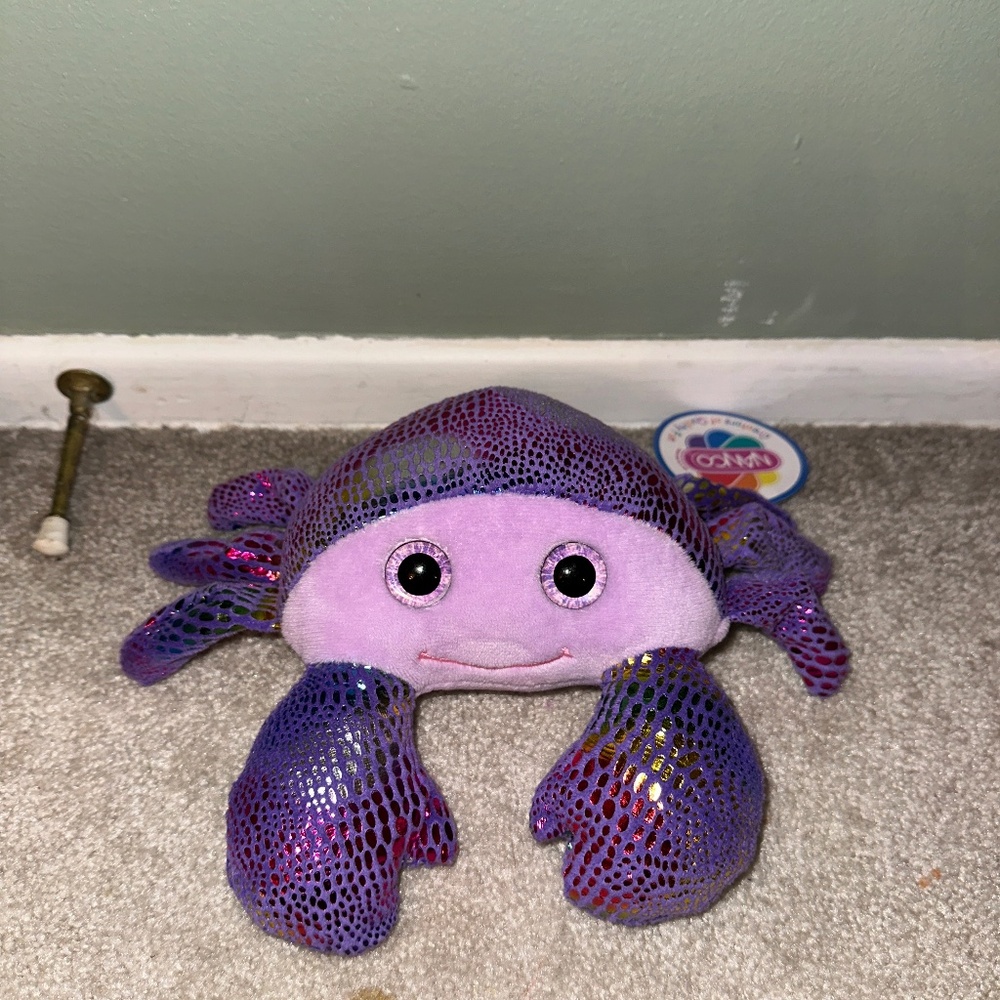 Purple Rainbow Sparkle Crab